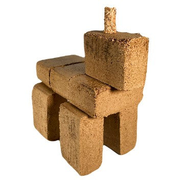 Briquette de bois compressé 100% Chêne - SimplyBrique JOUR
